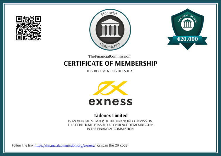 Exnessはfinancial commissionに加盟している